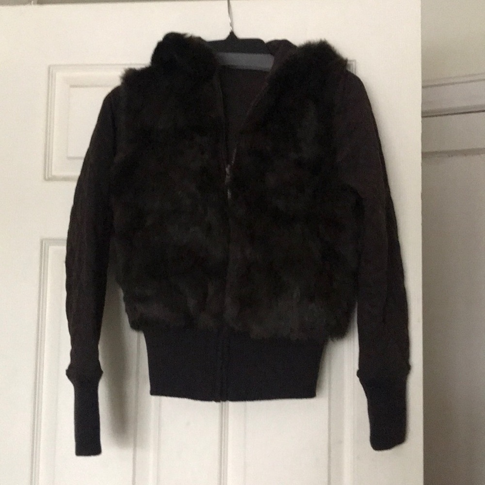 Real Rabbit Fur. Reverse Winter Jacket From Aqua - image 1